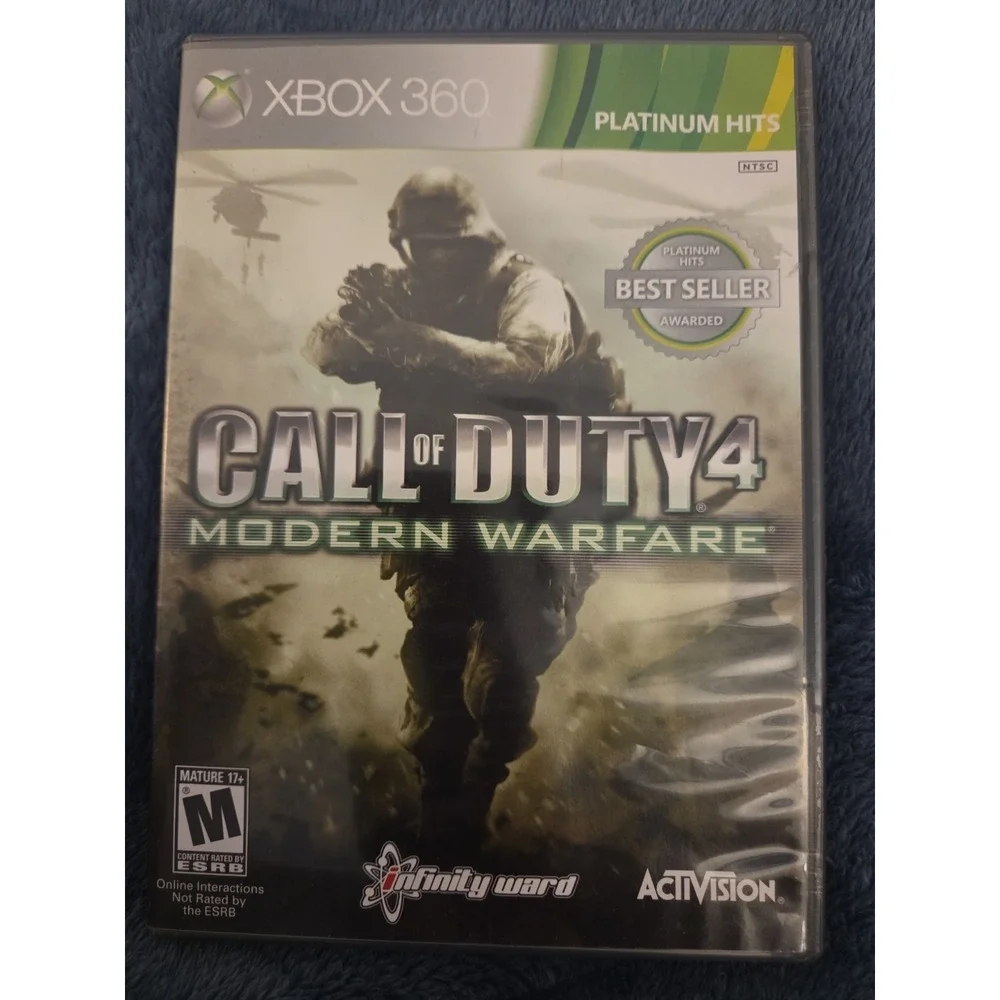 Call of Duty 4 Modern Warfare Xbox 360: Working, CIB - Tested